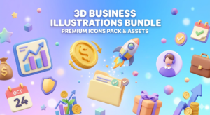 3D Graphics and Icons Pack