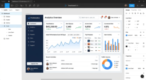 Admin Dashboard UI Figma mockup