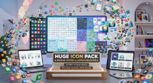 Massive Vector & UI Library