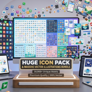 Massive Vector & UI Library