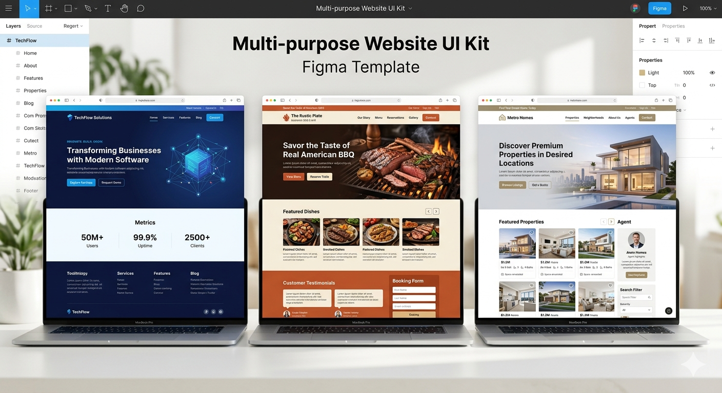 Master Web Template